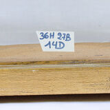 Vintage oval glass globe 36 cm high