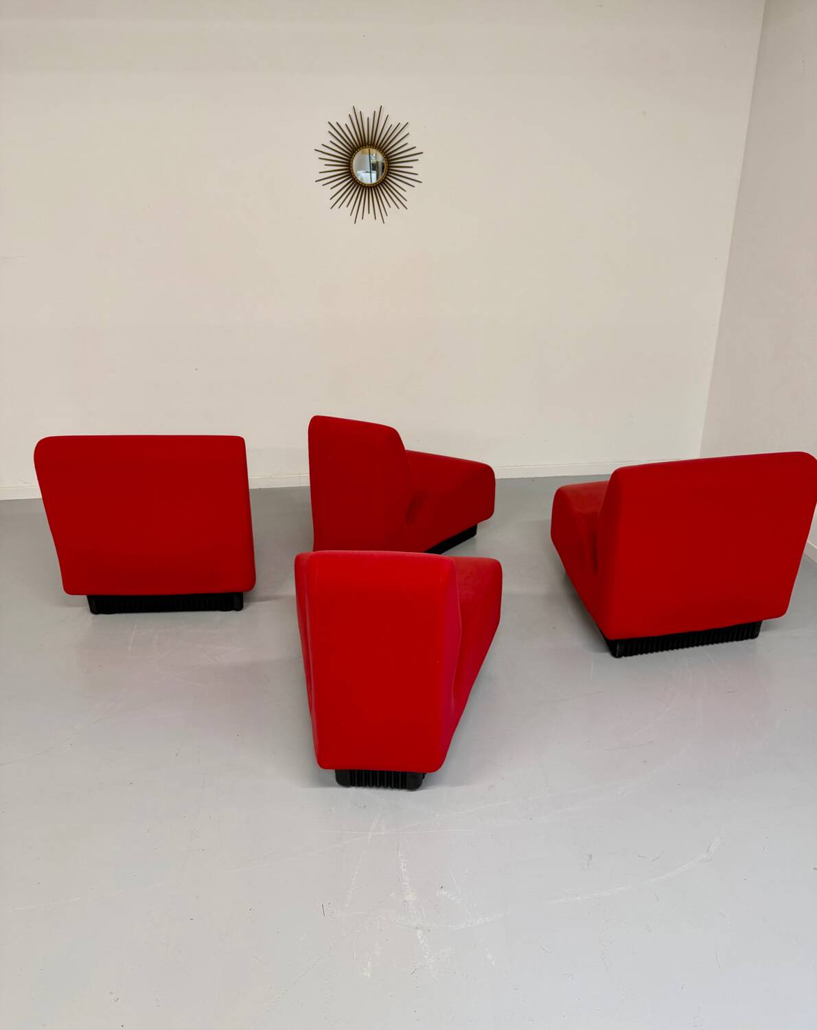 Modular design canapé Don Chadwick / Herman Miller vintage red
