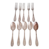 Set of 10 pieces (5 people) - Ercuis Goldsmiths