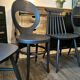Series of 6 mismatched bistro chairs Baumann and Gizycko