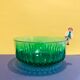 GREEN GLASS BOWL 60S - RETRO-KITCHEN-VINTAGE