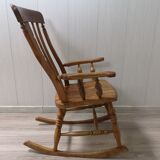 Mid - Century wooden rocking chair