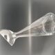 Decanter with "funnel" spout
