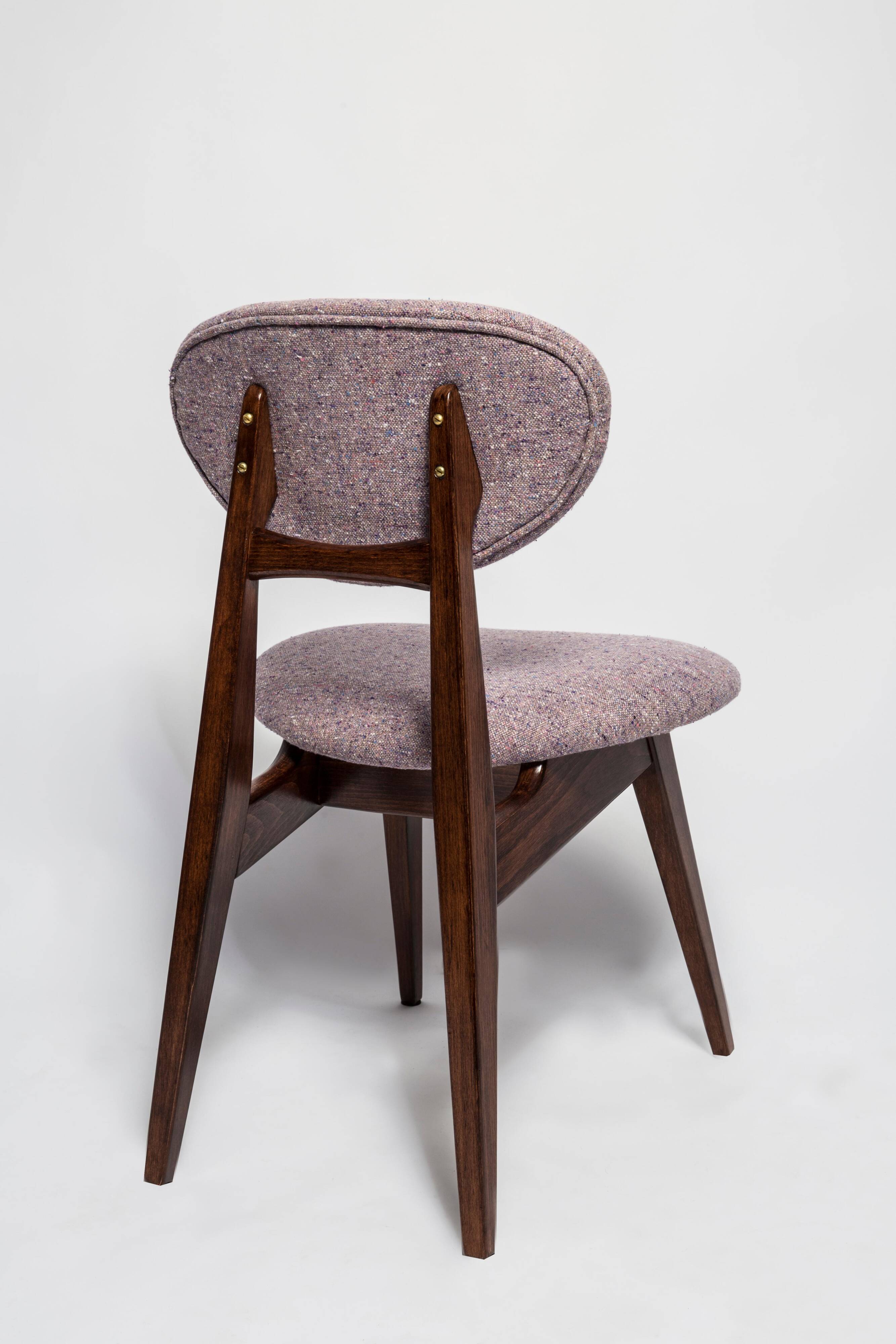 Chaise champignon violette milieu du siècle type 200/128 par Juliusz Kedziorek