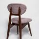 Chaise champignon violette milieu du siècle type 200/128 par Juliusz Kedziorek