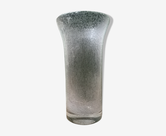 Vase en verre bullé vintage | Selency