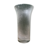 Vintage bubbled glass vase