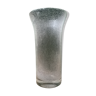 Vase en verre bullé vintage