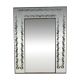 Luigi Brusotti Mid-Century Modern Italian Decorated Mirror, 1940s