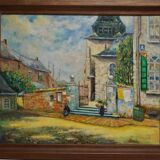 Oil painting on panel