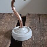 Green tulip wall light