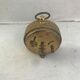 Old Blessing alarm clock gilded metal openwork outline vintage decoration