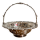 Basket with Mobile Handle In 925 Silver Hallmarked London 1898