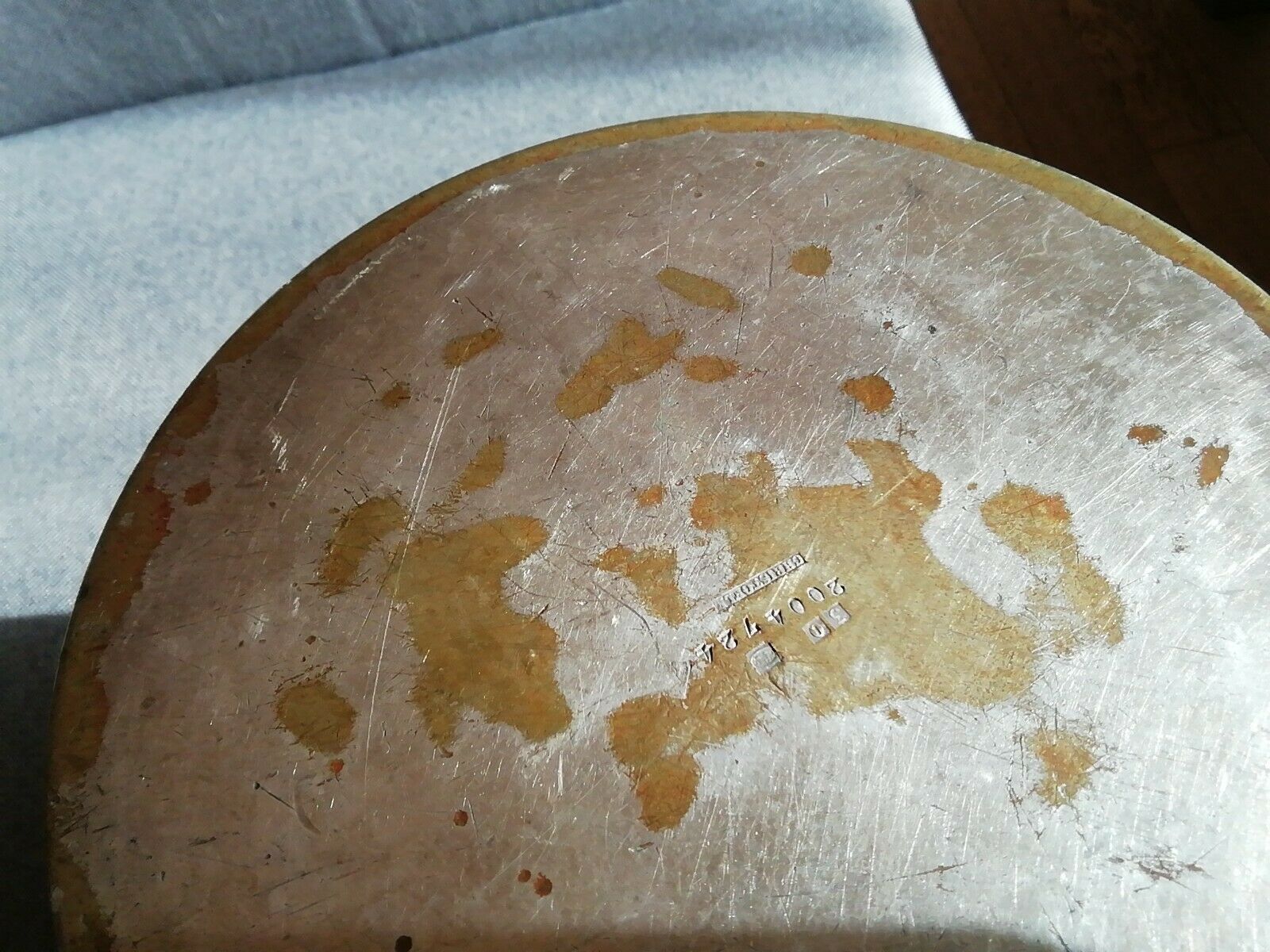 Champagne bucket in silver metal cristofle