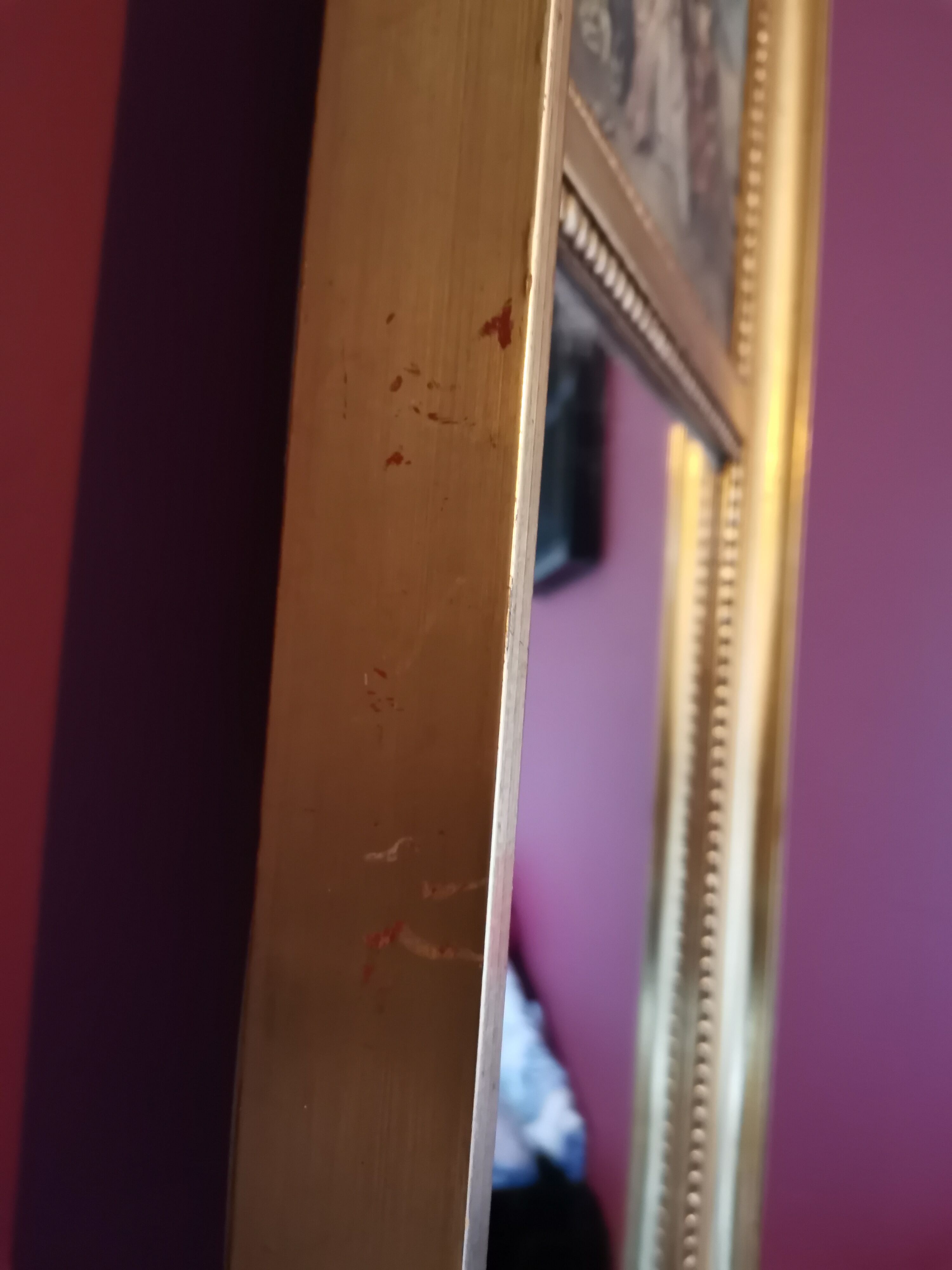 Miroir trumeau tableau, 85x33 cm