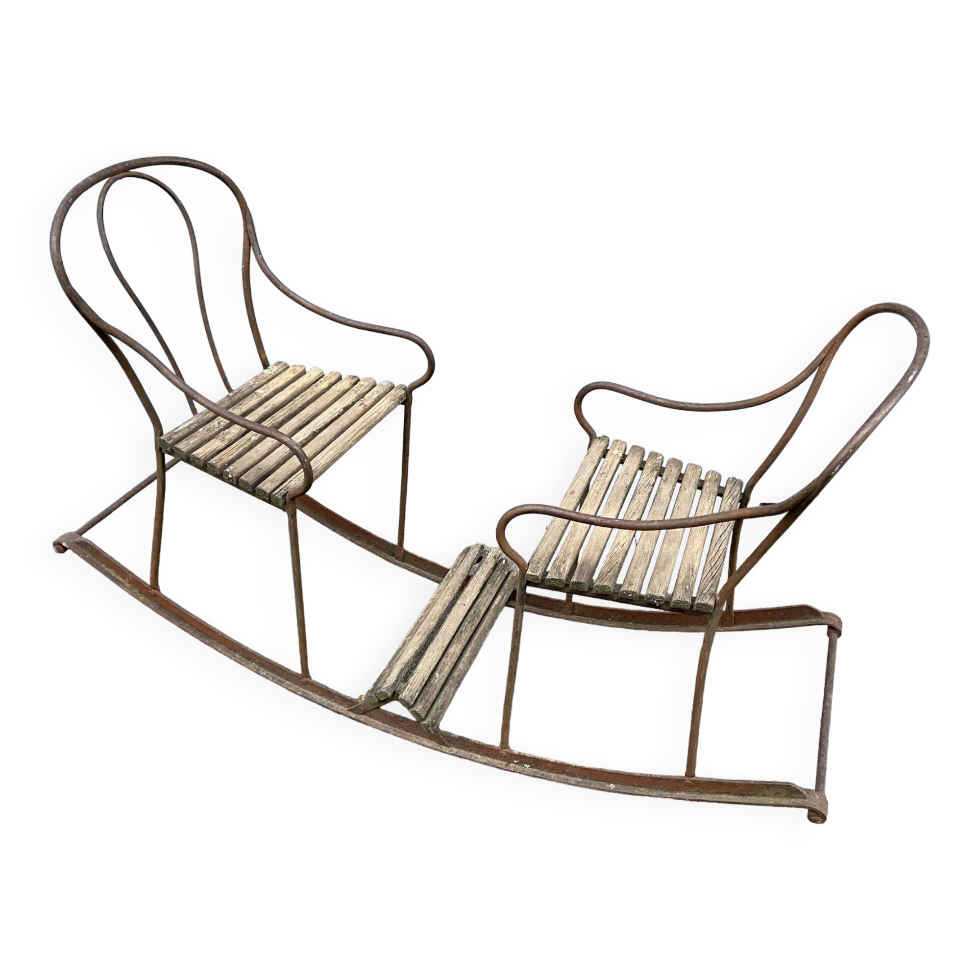 Double child swing old 1900