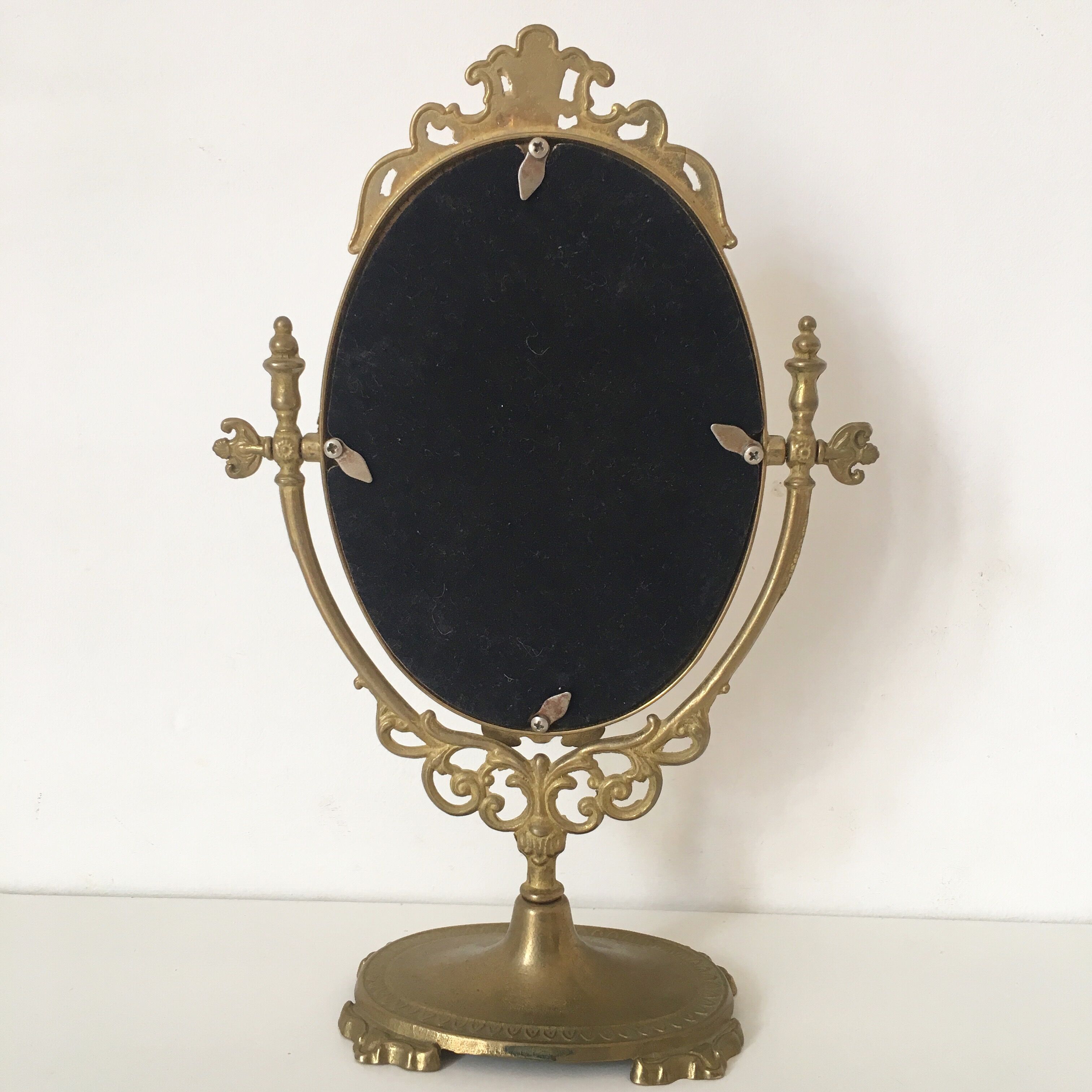 Miroir sur pied psyché ancien 27x19cm