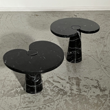 Side table series "Eros" in Marble by Angelo Mangiarotti for Skipper, contemporary edition