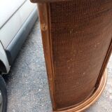 Rattan bar and two stools