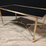 Brass table in neo classical style