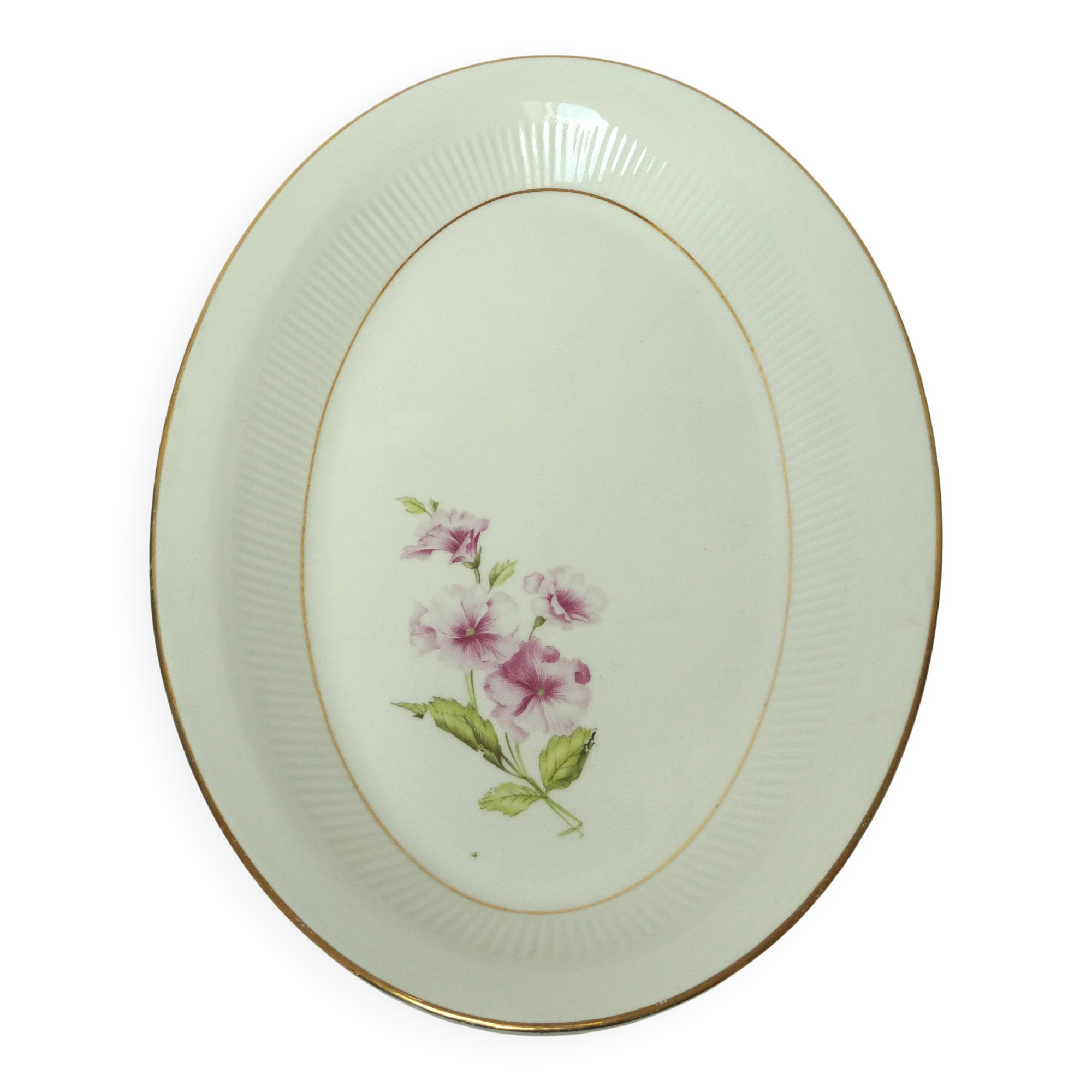 Gien oval serving dish