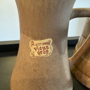 Vintage stoneware jug duo