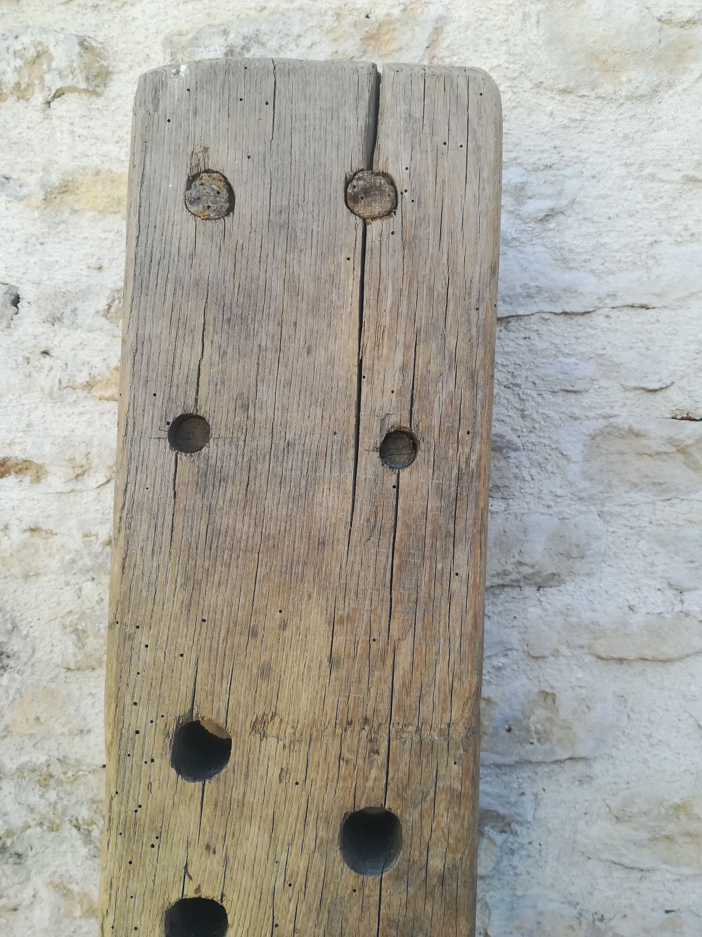Wooden column