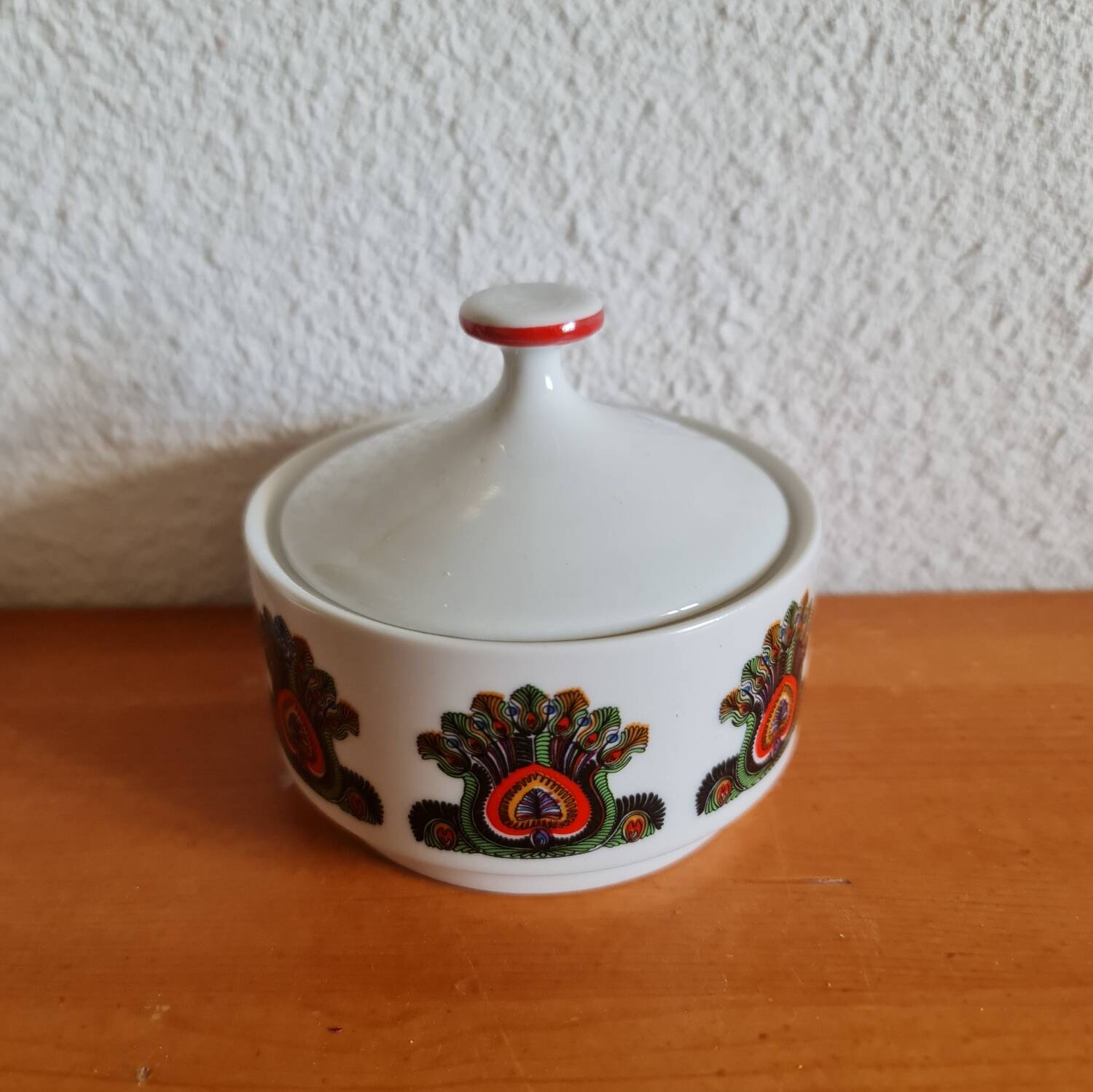 Hollóháza porcelain coffee service, Hungary 1970