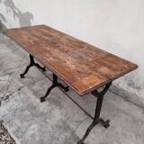 Bistrot table in fonte 1900 1m50
