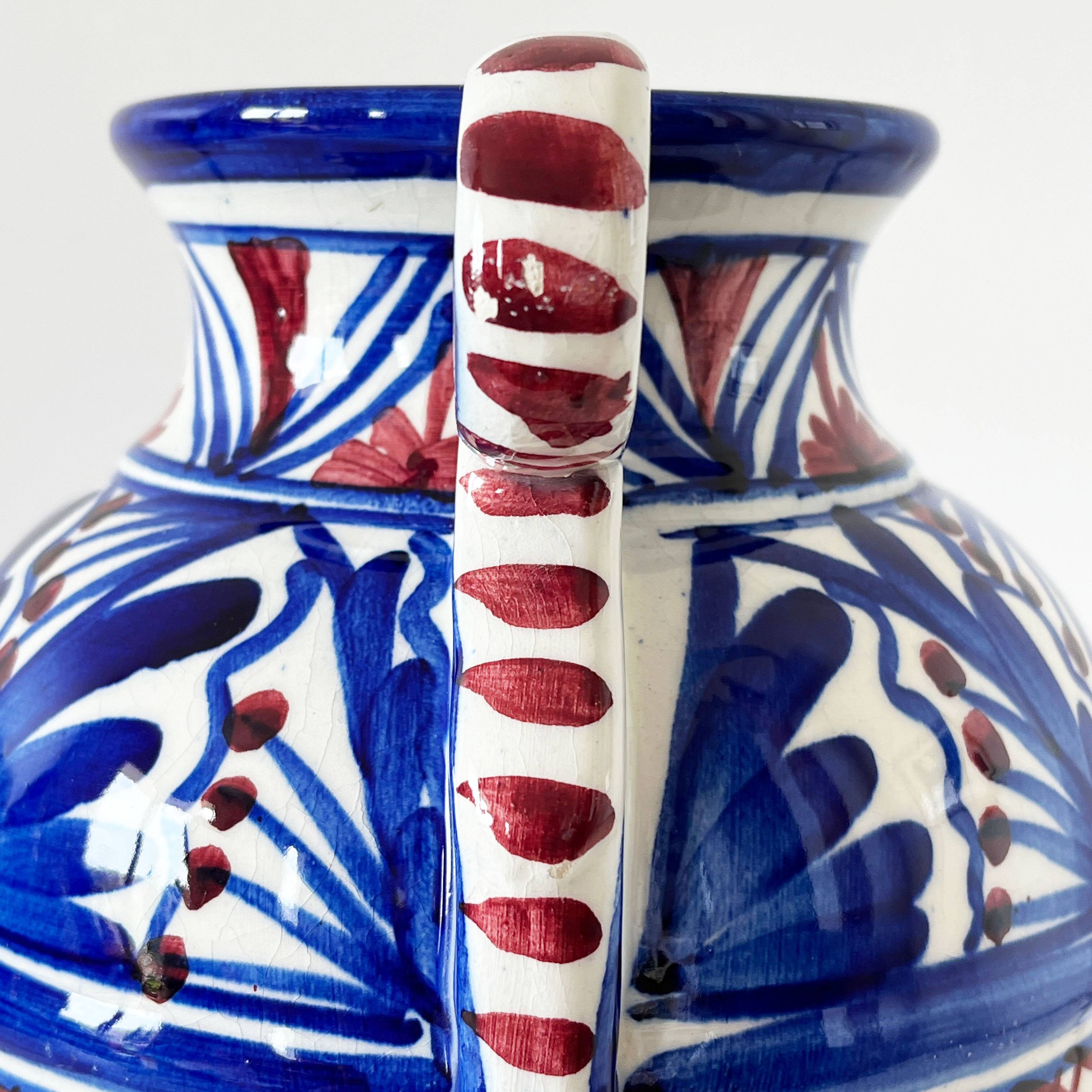 Large ceramic amphora vase Spain 1960