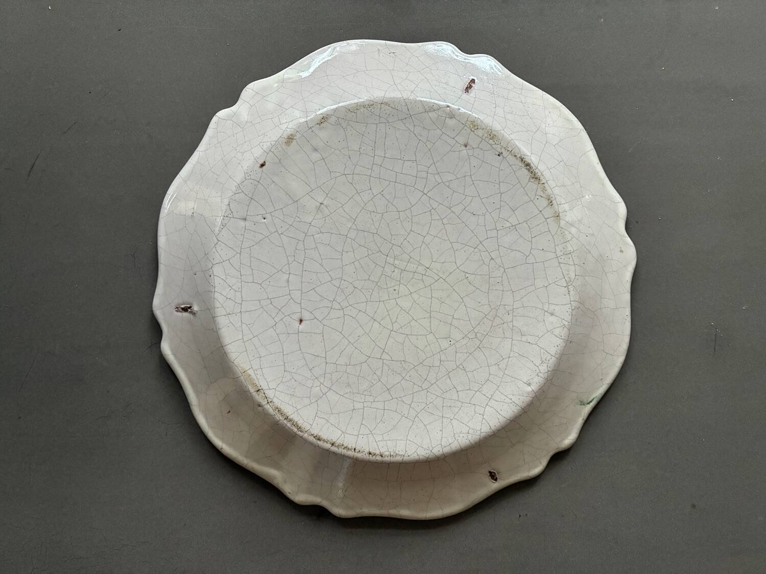 Eighteenth-century faience plate