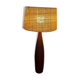 Large Danish modernist lamp in solid teak from the 1960s.