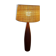 Large Danish modernist lamp in solid teak from the 1960s.