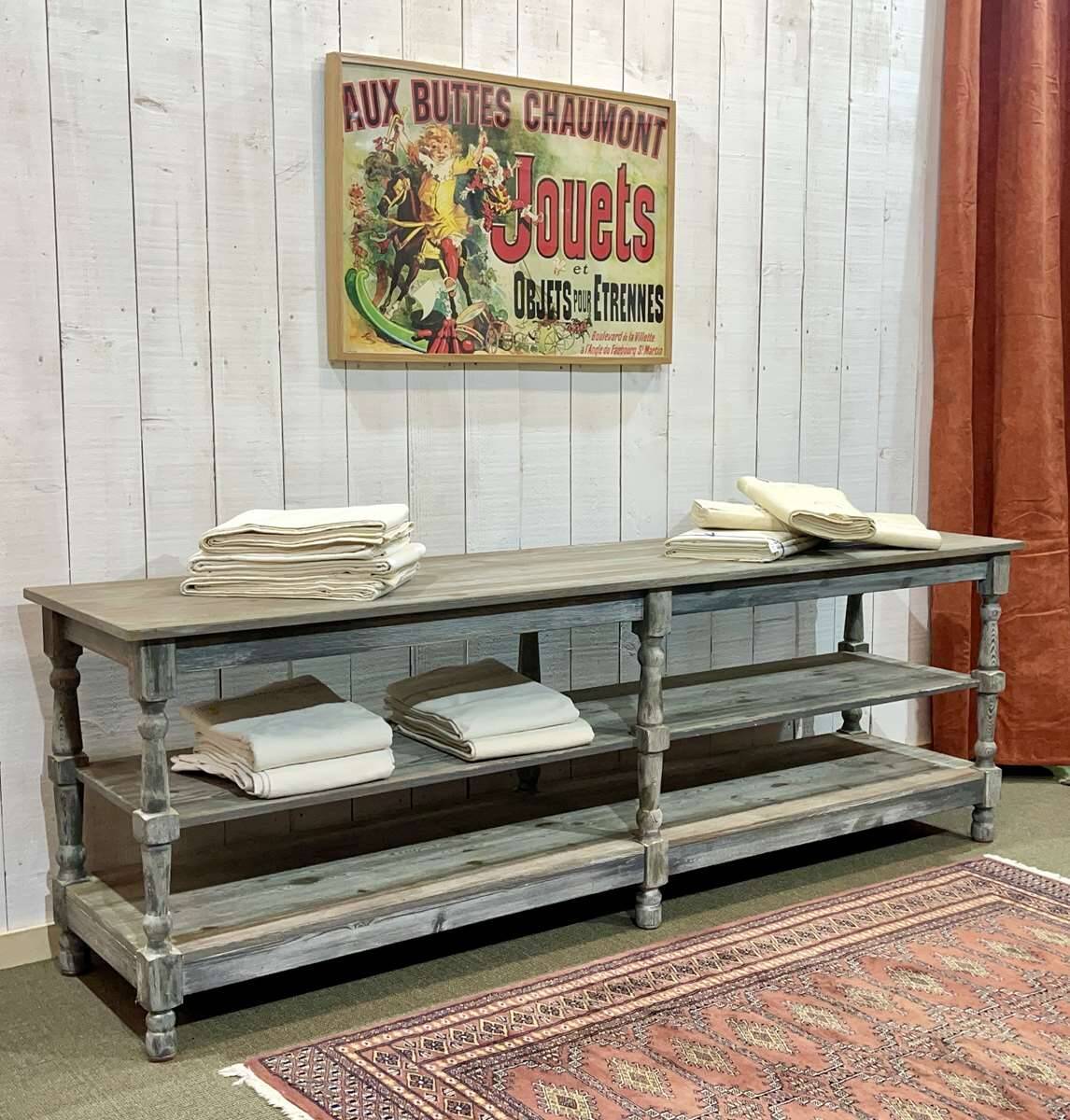 20th century draper's table in fir