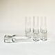 Set de quatre verres à liqueur