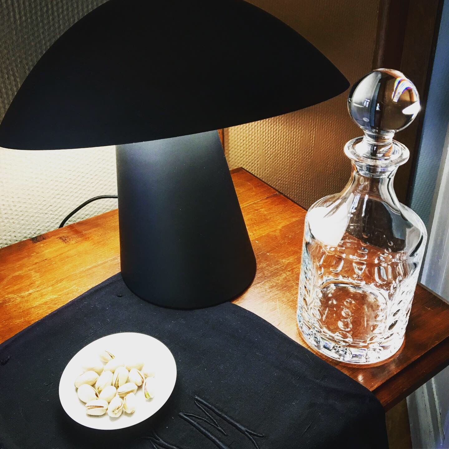Crystal whisky carafe
