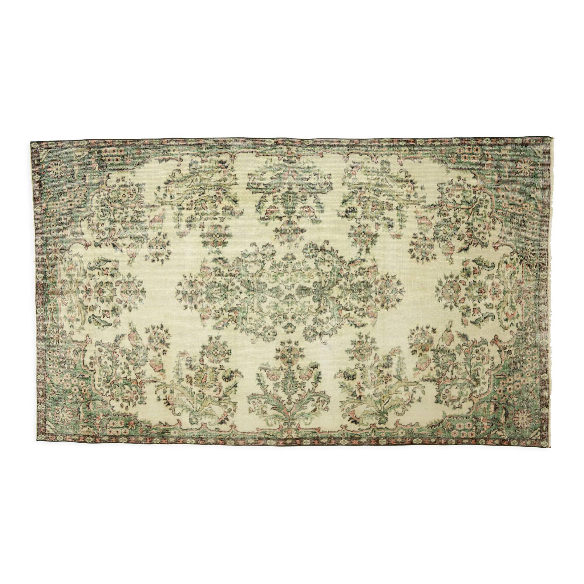 Handmade vintage rug 275 cm x 166 cm