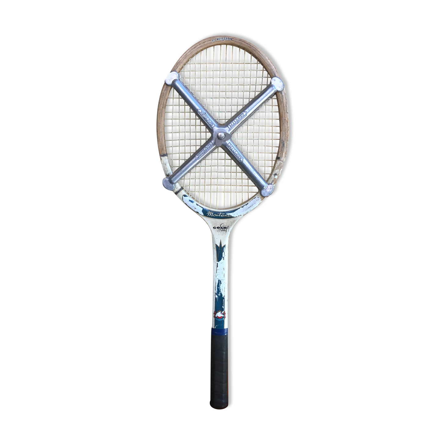 Raquette de tennis vintage ADIDAS Nastase Competition. Rare, en bon état d'occasion ! - France