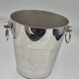 Vintage Létang Rémy champagne bucket in 18/10 stainless steel – ring handles – Fr