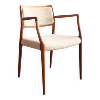 Fauteuil modèle 65 en teck par Niels O. Møller, Danemark