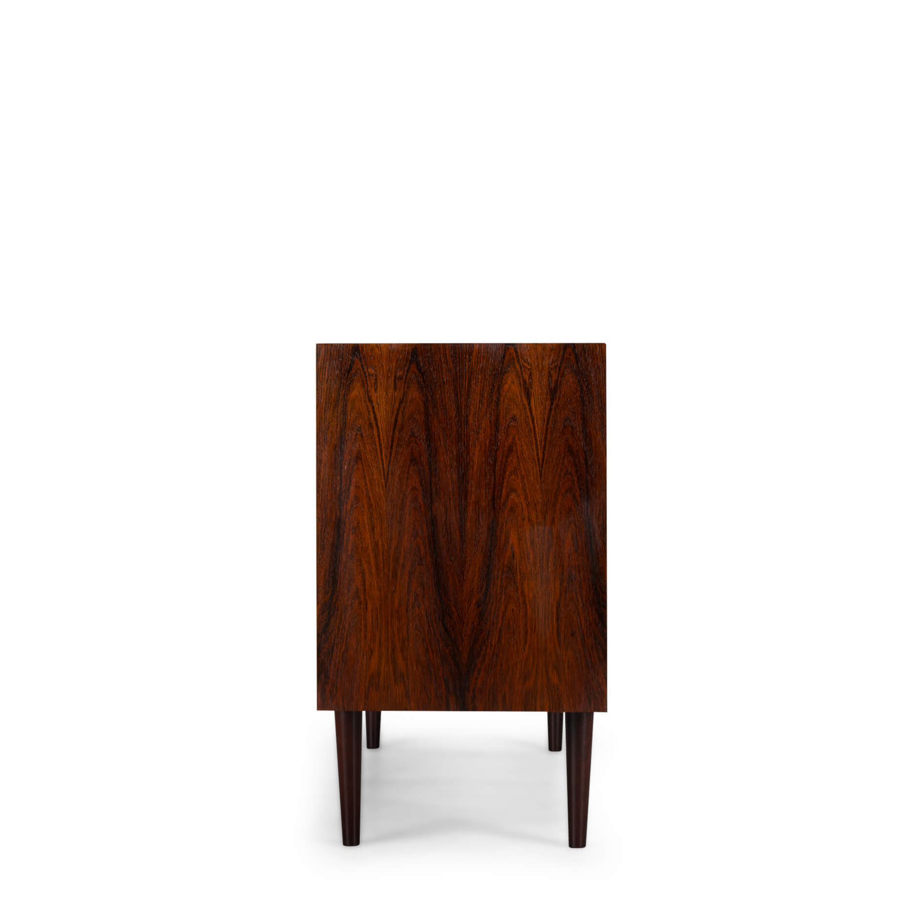 Enfilade en palissandre danois avec portes coulissantes par Hundevad & Co, années 1960.