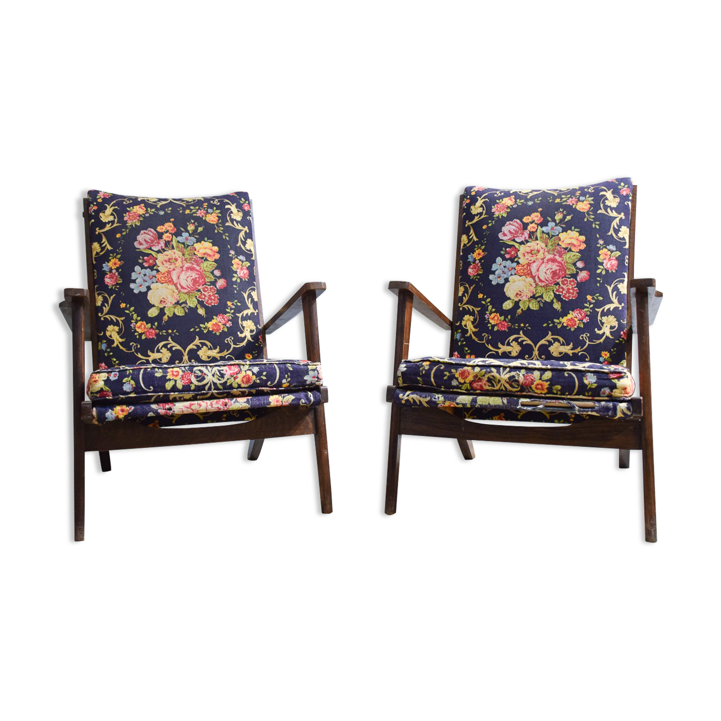 Pair of armchairs by Parker Knoll model Dutey 1960'