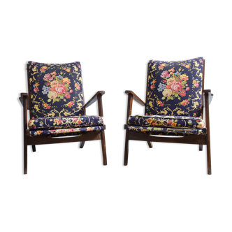 Pair of armchairs by Parker Knoll model Dutey 1960'