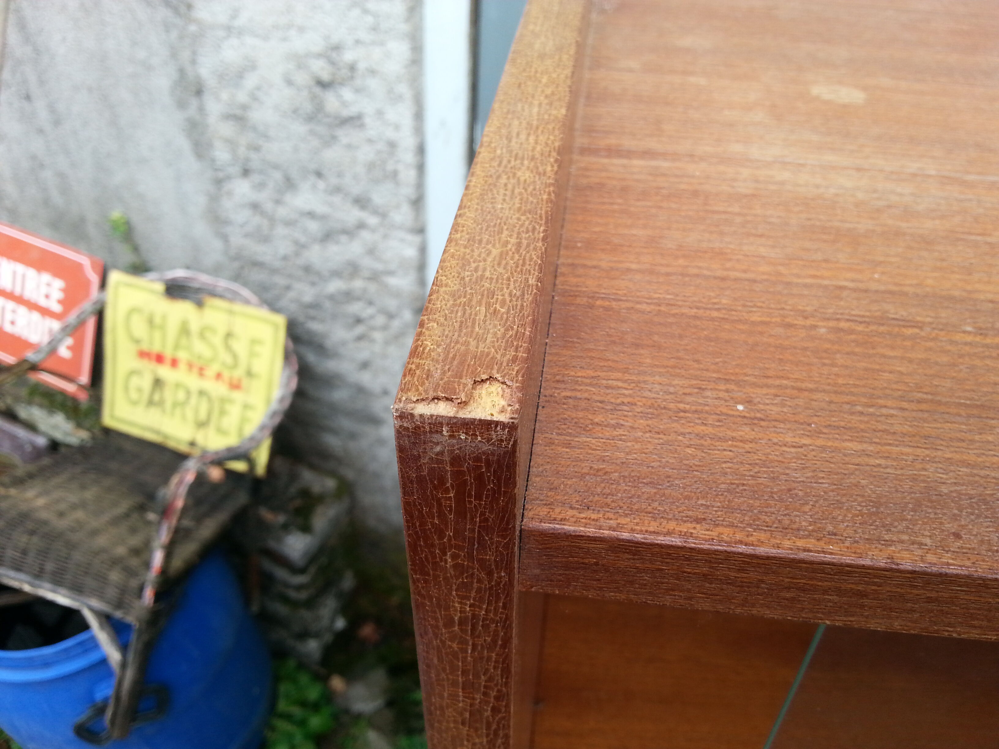 Showcase vintage 1960 in teak