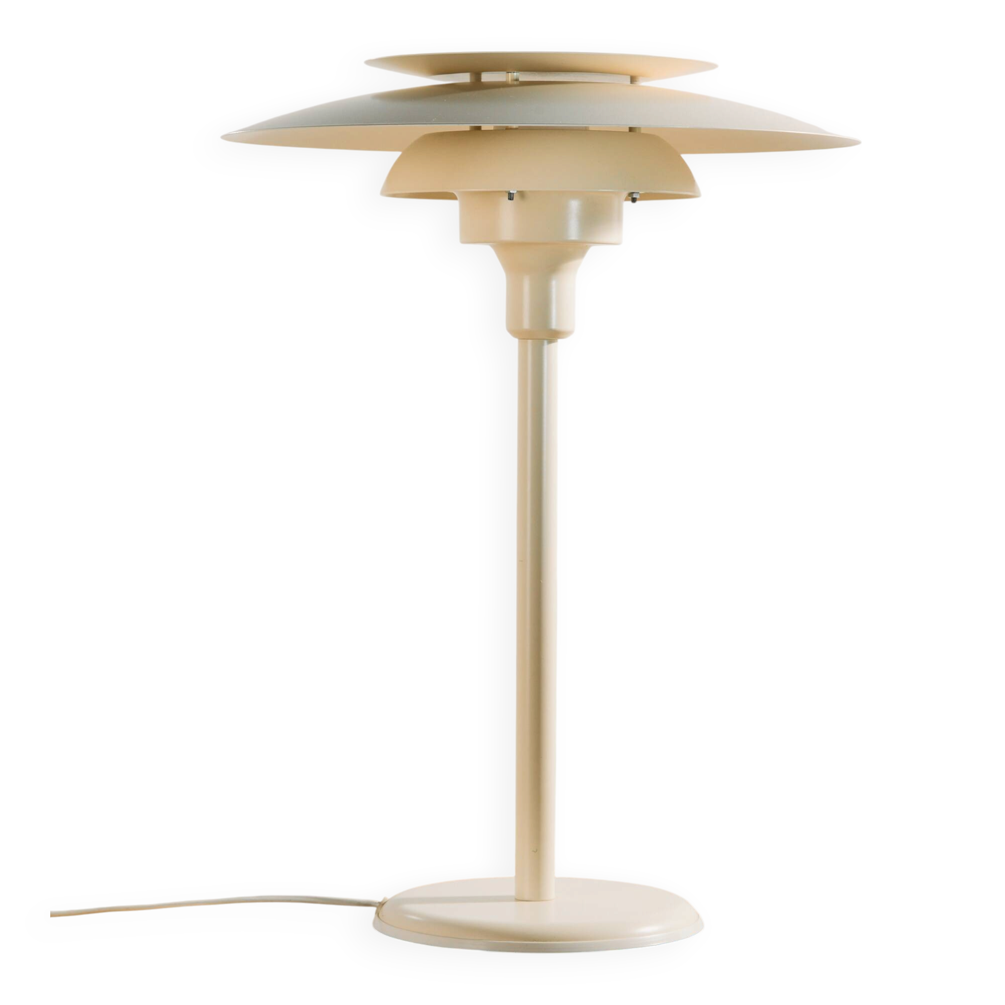 Danish table lamp with three shades