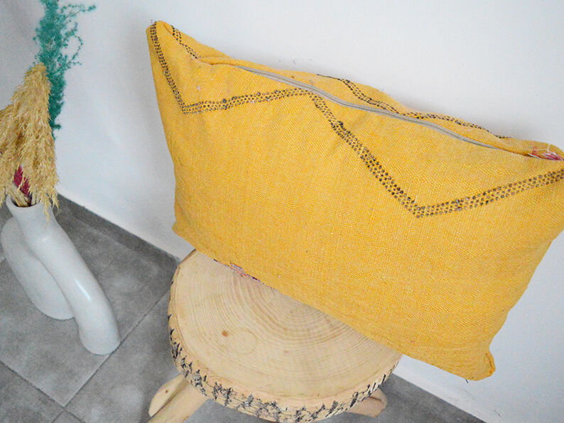 Moroccan Cactus Silk Pillow