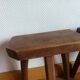 Pair of vintage brutalist stools