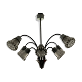 Lustre tulipe 8 feux des années 50-60
