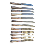Box of 12 silver-plated knives