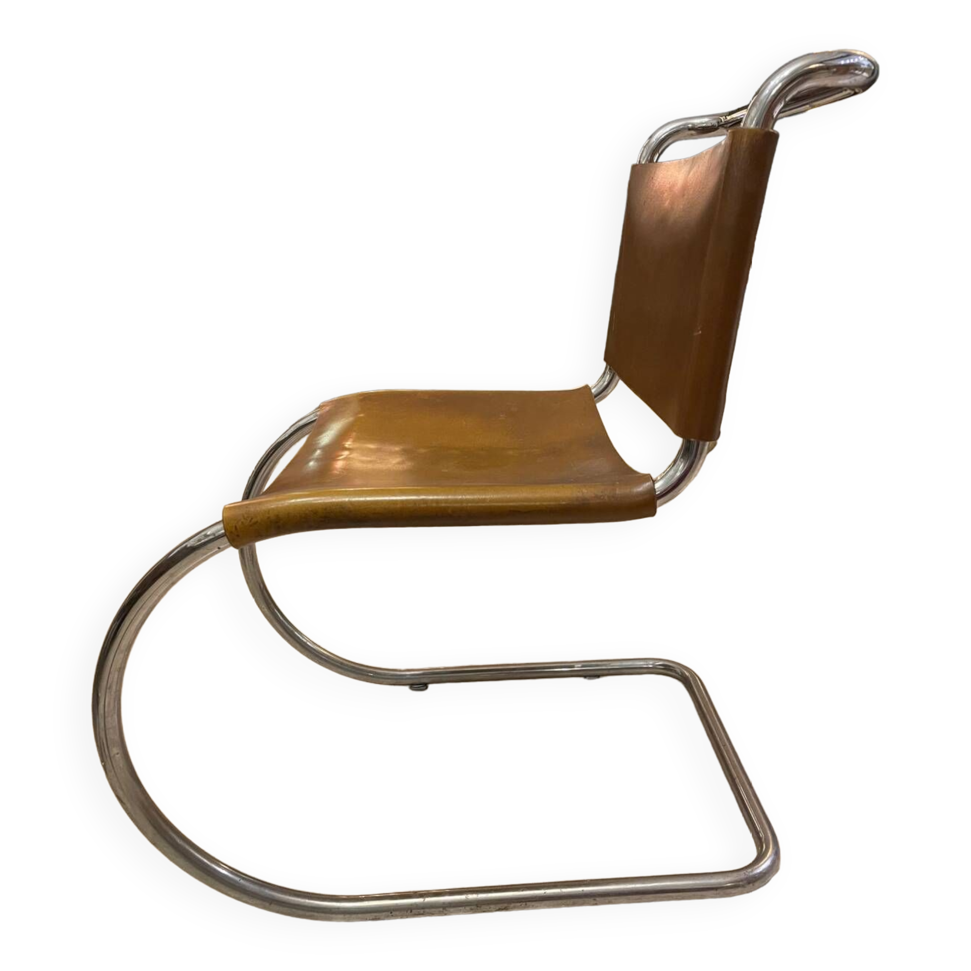 Set of six vintage MR 10 Mies Van der Rohe Knoll chairs